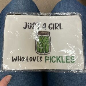 Pickle
 Pouch cosmetic bag NWOT